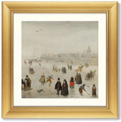 Диптих A Scene on the Ice 61X61 / 61X61 CM 4