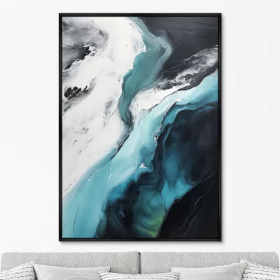 Постер на холсте Ocean in the ice 75X105 CM 6