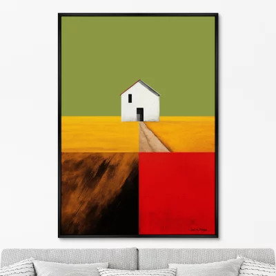 Репродукция картины на холсте Fields 75X105 CM 6