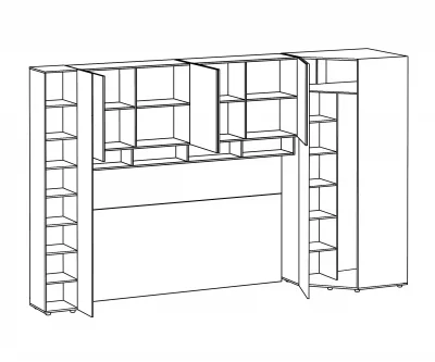 Композиция Modus 63 373X95X233 CM 3