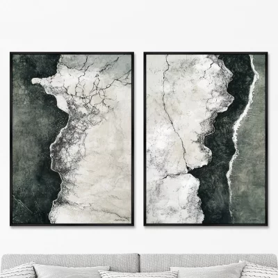 Набор из двух постеров на холсте In the Rhythm of Permafrost 75X105 / 75X105 CM 8