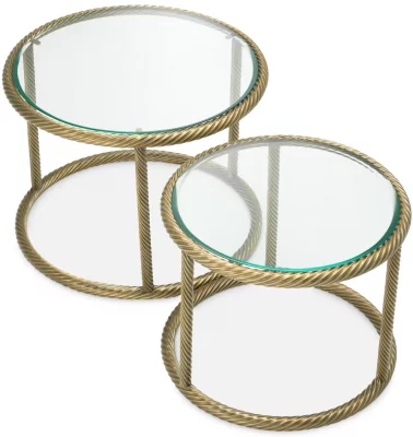 Комплект из двух столиков Addison 51X51X40 / 59X59X44 CM 3