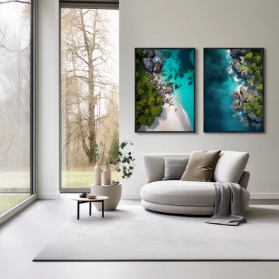 Набор из двух постеров на холсте Landscape Collection 75X105 / 75X105 CM 4