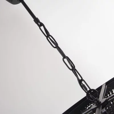 Подвесная люстра Amelia Wood Bead Chandelier 8