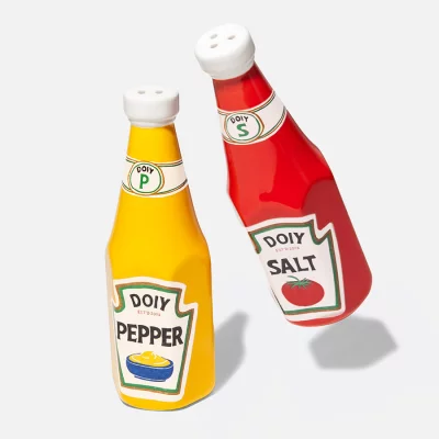 Набор из солонки и перечницы corner shop,  ketchup mustard 8