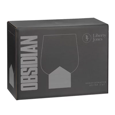 Набор из двух бокалов Obsidian 490 ml 6