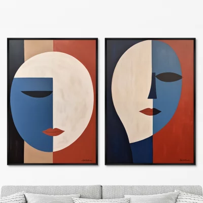 Набор из двух постеров на холсте Theater 75X105 / 75X105 CM 8