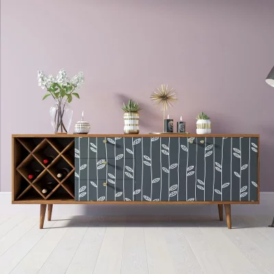 Комод с бутылочницей Berber 180X40X70 CM 4