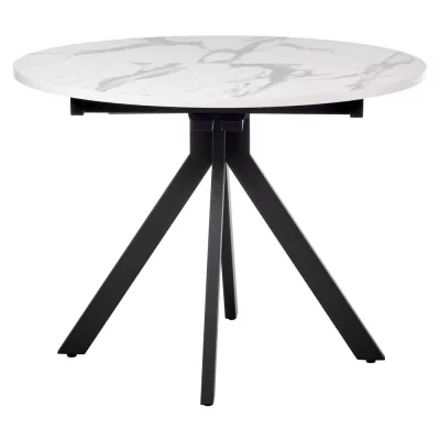 Круглый раскладной обеденный стол Rudolf 100-130X75 CM 4