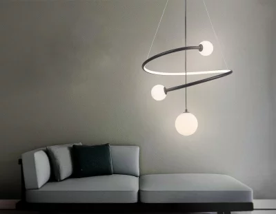 Подвесной светодиодный светильник LineTech 50X50X80 CM 5