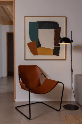 Черный торшер DOMINICA 41,6X150 CM 4