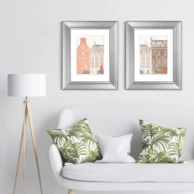 Диптих Amsterdam canal houses 41X51 / 41X51 CM 5