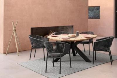 Обеденный тол для сада Palmdale 160X160X77 CM 8
