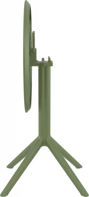 Стол пластиковый Sky 60X60X74 CM зелёный 4