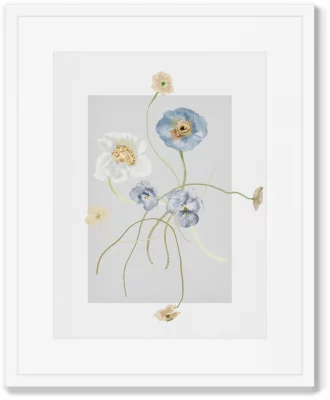Набор из четырёх постеров Floral set in pale shades 42X52 / 42X52 / 42X52 / 42X52 CM 4