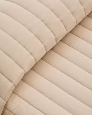 Бежевое покрывало Sini из 100% органического хлопка для кровати 90 см 180X240X1 CM 3