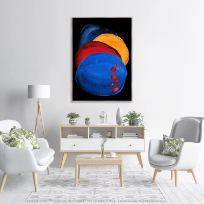 Постер на холсте Forms and colors 75X105 CM 3