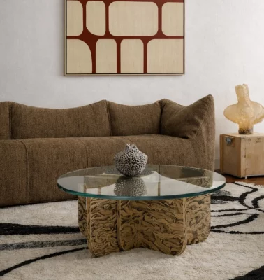 Кофейный столик Cedar 100X100X34 CM 3