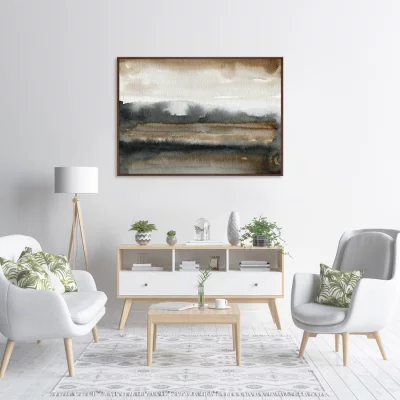 Постер на холсте Fields late autumn 105X75 CM 3
