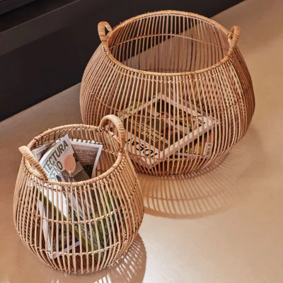 Набор из 2 корзин Daya 31X31X33 / 47X47X36 CM 3
