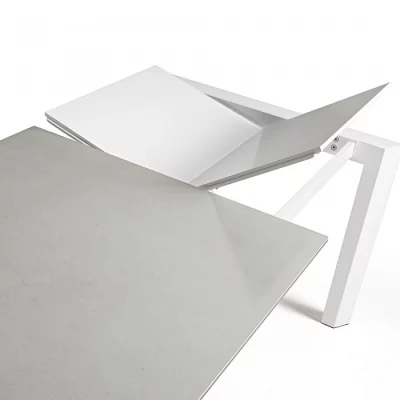 Раскладной стол Atta 140-200X90X76 CM с керамической светло серой столешницей 5