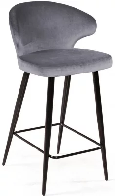 Стул полубарный Richard 51X51X91 CM серый 3