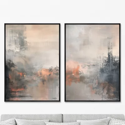 Композиция из двух репродукций картин на холсте A Tart Sunset 75X105 / 75X105 CM 8