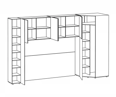 Композиция Modus 48 373X95.7X233 CM 3