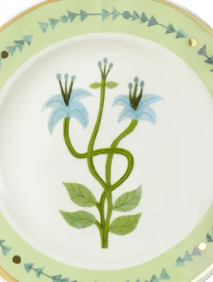 Закусочная фарфоровая тарелка Botanica Ø21 CM 4