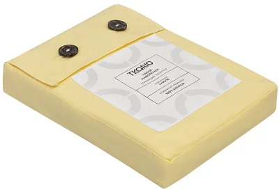 Набор наволочек из перкаля Essential 70X50 CM светло-желтого цвета 6