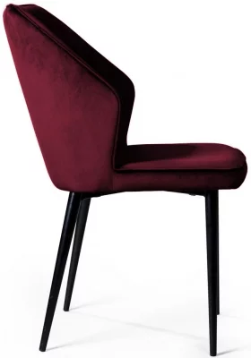 Стул Berg 51X62X84 CM винно-красный 4