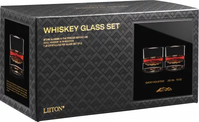 Набор из двух стаканов для виски Smoky Mountain 230 ml 5