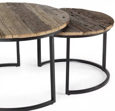 Комплект журнальных столиков Daylon 60X60X42 / 75X75X49 CM 6