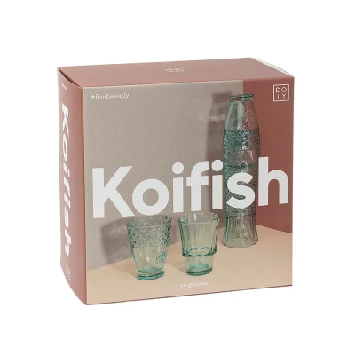 Набор подарочный из 4-х стаканов koifish, мятный 5