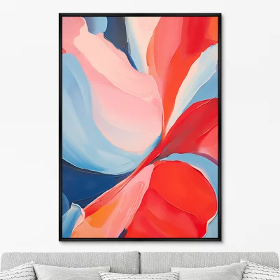 Постер на холсте The blooming flowers 75X105 CM 6