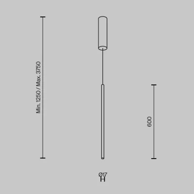 Подвесной светильник Гало 17X375 CM 13