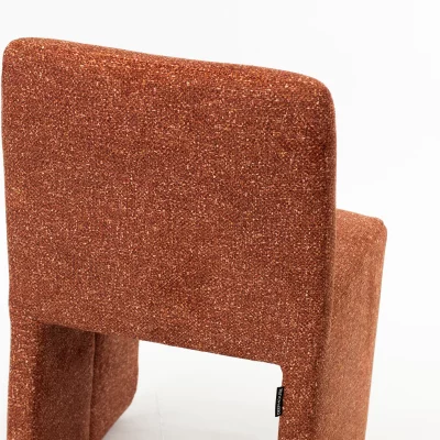 Стул Прато терракотовая ткань микровелюр букле 50X60X84 CM 7