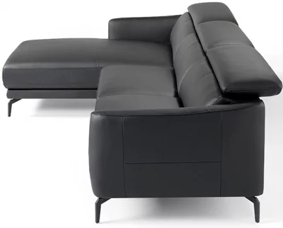Угловой кожаный диван Chaiselongue 283X194X75/94 3