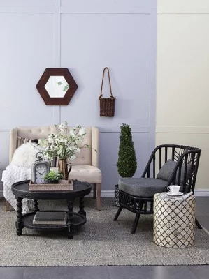 Зеркало настенное в раме из тика Lalitmohan 47X40 CM 14