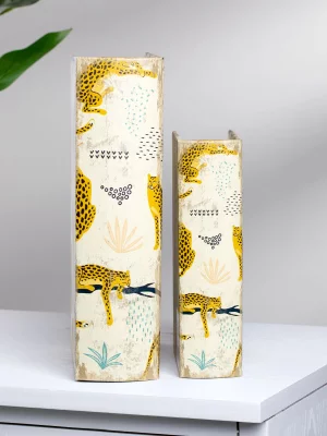 Комплект из двух шкатулок в виде книг Nuadha 19X7X27 / 14X5X20 CM 4