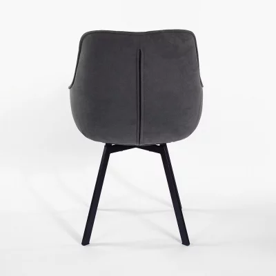 Стул Авиано вращающийся темно-серый бархат 57X60X87 CM 5