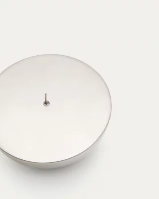 Подсвечник Quira из нержавеющей стали с серебряным покрытием 10X10X6 CM 5