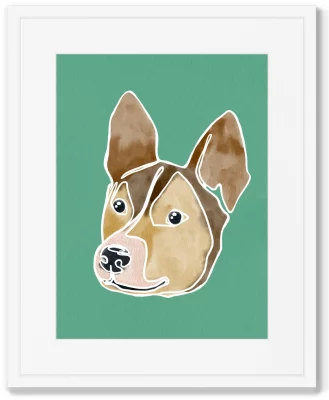 Набор постеров Happy dogs No4 42X52 / 42X52 / 42X52 / 42X52 CM 5