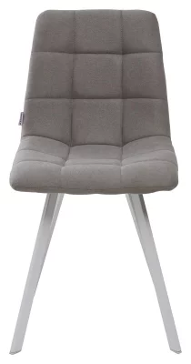 Стул CHILLI SQUARE UF860-08B серый, ткань / белый каркас 46X55X89 CM 3