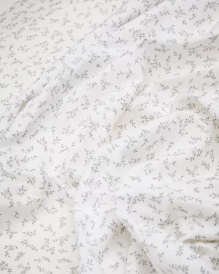 Белый хлопковый чехол для пеленального матраса Olna 50X70X14 CM 3