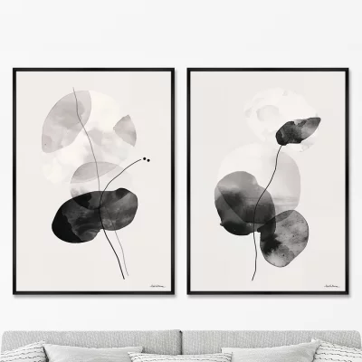 Набор из двух постеров на холсте Aerial Blooming 75X105 / 75X105 CM 8