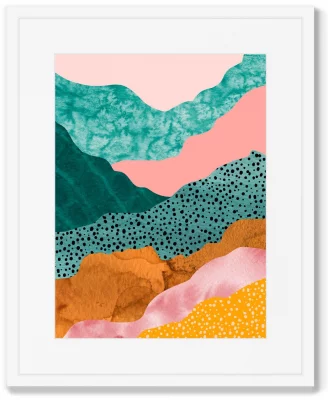 Набор из двух постеров Layered mountains 42X52 / 42X52 CM 3