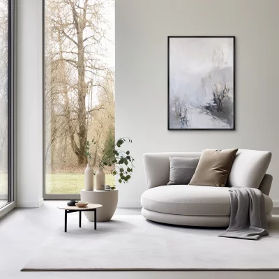 Репродукция картины на холсте At the Winter Edge 75X105 CM 5