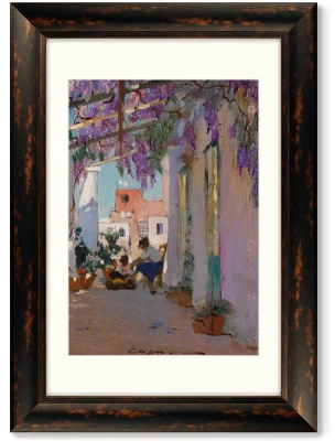 Диптих Veranda in Capri 51X71 / 51X71 CM 4
