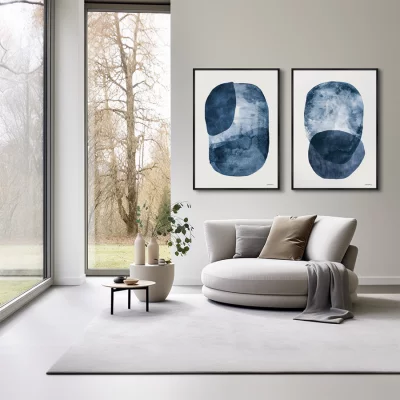 Набор из двух постеров на холсте The Shape of the Air 75X105 / 75X105 CM 4